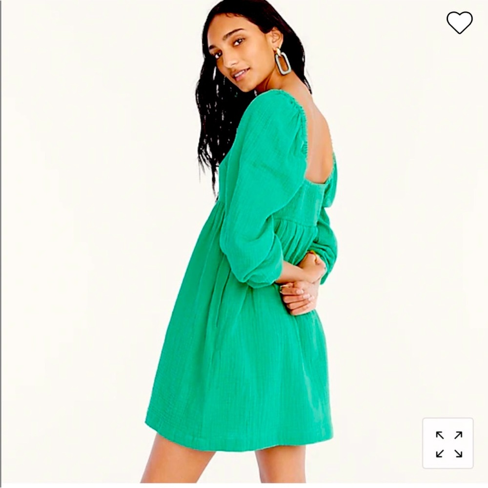 J. Crew Soft Gauze Squareneck Dress